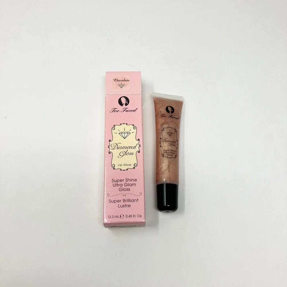 Too Faced Diamond‎ Gloss Super Shine Ultra Glam Lip Gloss Chocolate 0.45 oz